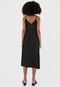 Vestido Colcci Midi Fivela Preto - Marca Colcci