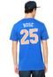 Camiseta NBA New York Rose 25 Azul - Marca NBA