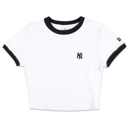 Camiseta New Era Cropped New York Yankees Branco - Marca New Era