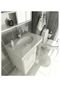 Gabinete para Banheiro 80 cm com 2 Peças Vetro 12 Branco Tomdo - Marca Tomdo