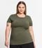 Blusa Cotton Plus Size Feminina Kohmar Verde - Marca Kohmar