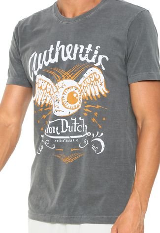 Camiseta Von Dutch Eye Cinza