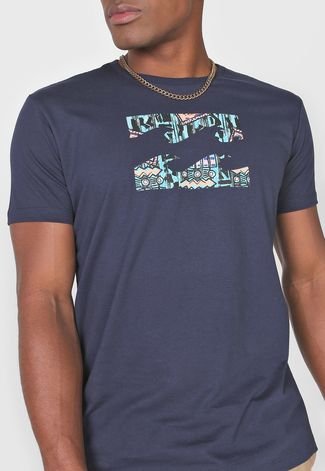 Camiseta Billabong Team High Bangs Azul-Marinho