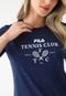 Camiseta Fila Slim Tennis Azul-Marinho - Marca Fila