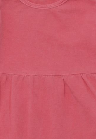 Vestido Reserva Mini Liso Rosa