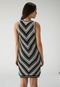 Vestido Tricot GAP Curto Listrado Off-White - Marca GAP