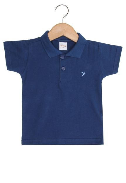 Camisa Polo Elian Menino Azul - Marca Elian