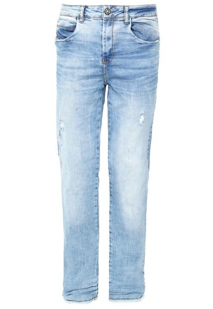 Calça Jeans Polo Wear Skinny Destroyed Azul - Marca Polo Wear