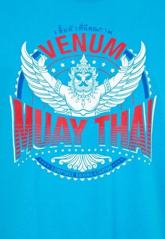 Camiseta Venum Muay Thay Garuda Azul