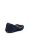 Slipper Moleca Bico Quadrado Azul - Marca Moleca