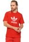 Camiseta adidas Originals Trefoil Vermelha - Marca adidas Originals
