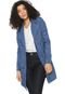 Casaco Trench Coat Jeans My Favorite Thing(s) Alongado Azul - Marca My Favorite Things