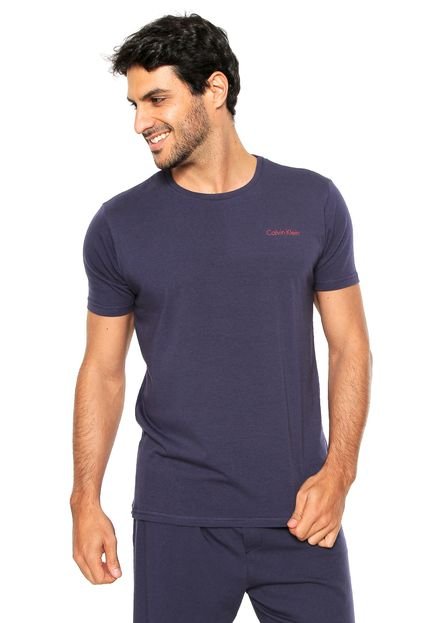 Camiseta Calvin Klein Underwear Reta Azul - Marca Calvin Klein Underwear
