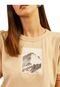 Camiseta Forum Comfort Bege Feminino - Marca Forum