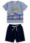 Kit 3 Conjunto Masculino Camiseta   Bermuda Verão Infantil Menino - Marca COLBACHO