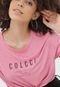 Blusa Colcci Lettering Rosa - Marca Colcci