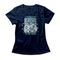 Camiseta Feminina Paused My Game - Azul Marinho - Marca Studio Geek 