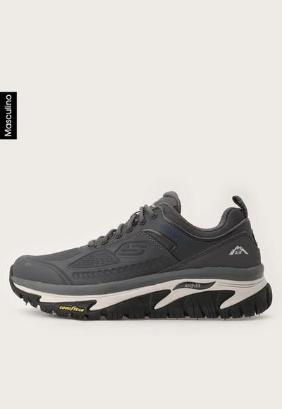 Skechers relaxed fit gris store