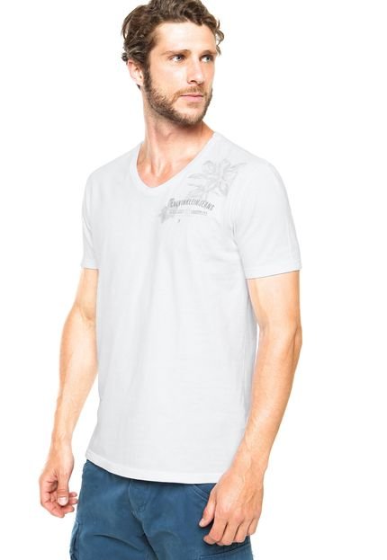 Camiseta Calvin Klein Jeans Estampa Lateral Branca - Marca Calvin Klein Jeans