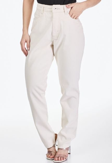 Calça HNO Jeans Básica Em Sarja Off White - Marca HNO Jeans
