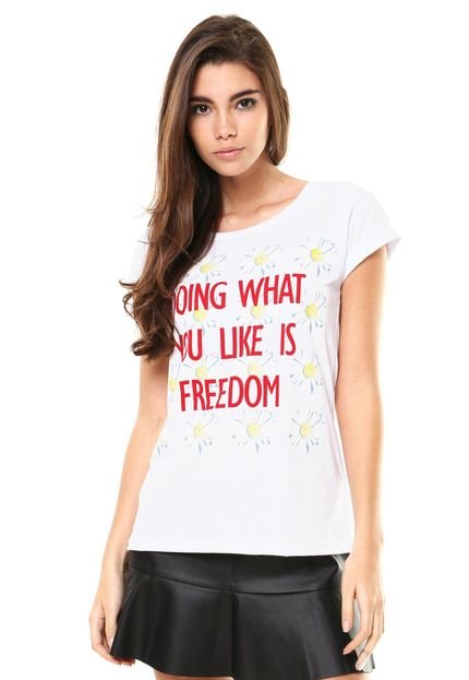 Camiseta FiveBlu Freedom Branca - Marca FiveBlu