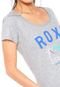 Camiseta Roxy Surf Club Cinza - Marca Roxy