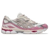 Tênis ASICS GEL-NYC - Masculino - Prata com Creme e Rosa - Marca Asics