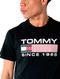 Camiseta Tommy Jeans Masculina Classic Athletic Twisted Logo Preta - Marca Tommy Jeans