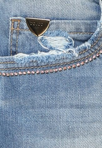Short Jeans Colcci Rose Azul