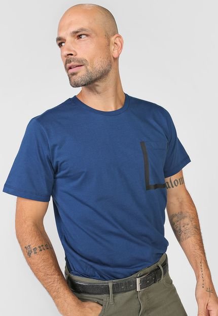 Camiseta Forum Bolso Azul - Marca Forum