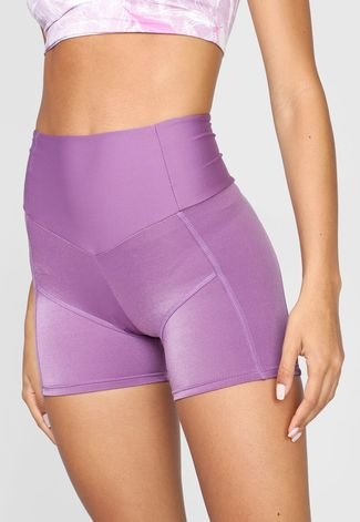 Short Enfim Active Recortes Roxo - Compre Agora