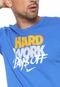 Camiseta Nike Estampada Azul - Marca Nike