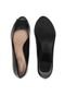 Peep Toe Beira Rio Envernizado Preto - Marca Beira Rio