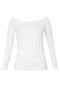 Blusa Shop 126  Fashion Off-white - Marca Shop 126
