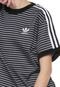 Camiseta adidas Originals 3 Stripes Tee Preta - Marca adidas Originals