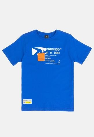 Camiseta Onbongo Juvenil Kim Azul Royal