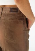 Calça Jeans Sawary Ajustada Metalizada Cobre - Marca Sawary