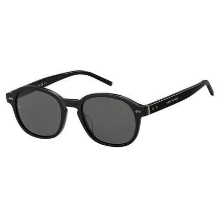 Óculos de Sol Tommy Hilfiger 1850GS Preto Lente Cinza - Marca Tommy Hilfiger