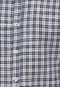 Camisa Manga Curta Colcci Quadriculada Azul/Branca - Marca Colcci