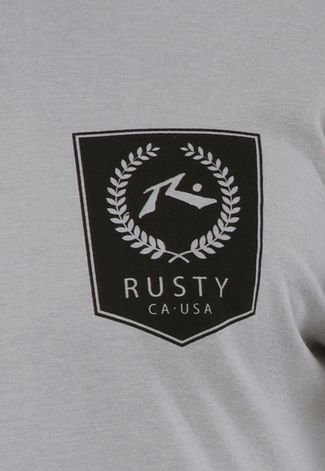 Camiseta Rusty Silk Cali Cinza