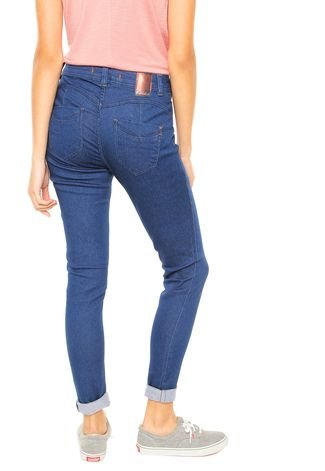 Calça Jeans Biotipo Skinny Bolsos Azul