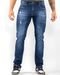 Calça Jeans Masculina Slim Fit com Puidos  22532 Escura Consciência - Marca Consciência
