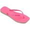 Chinelo Feminino Havaianas S Sqr Rosa Neon Incolor - Marca Havaianas