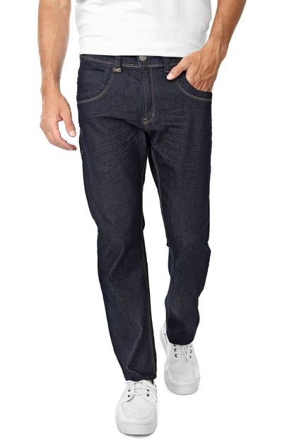 Calça Jeans Zune Skinny Pespontos Azul-marinho - Marca Zune
