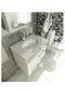 Gabinete para Banheiro 60 cm com 2 Peças Linea 17 Branco Tomdo - Marca Tomdo