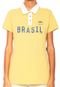 Camisa Polo Ellus Brasil Amarela - Marca Ellus