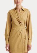 Vestido Lauren Ralph Lauren Curto Liso Bege - Marca Lauren Ralph Lauren