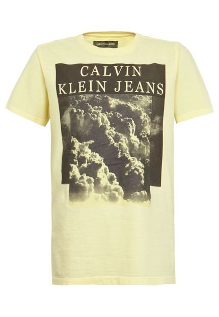 Camiseta Calvin Klein Kids Amarela - Marca Calvin Klein Kids