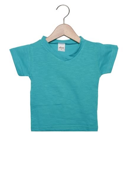 Camiseta Manga Curta Elian Infantil Flamê Azul - Marca Elian