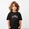 Camisa Oversized Preta Estampa Los Angeles Infantil Juvenil de Crianças Até 16 Anos - Marca Alikids